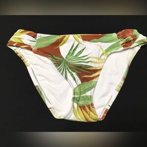 Shade & Shore Women's Size S (4-6) Low Rise Tropical Print Bikini Bottom
